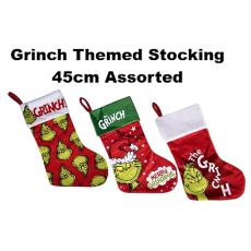 Christmas Stocking - 45cm, Assorted